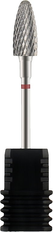 Nagelfräser Flamme rot Durchmesser 6 mm Arbeitsteil 14 mm - Staleks Pro — Bild N1