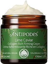 Düfte, Parfümerie und Kosmetik Stärkende Gesichtscreme - Antipodes Lime Caviar Collagen-Rich Firming Cream