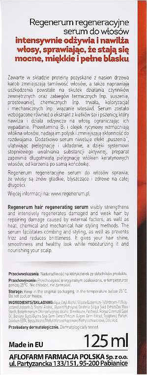 Regenerierendes Serum für sehr strapaziertes Haar - Aflofarm Regenerum Serum — Foto N3