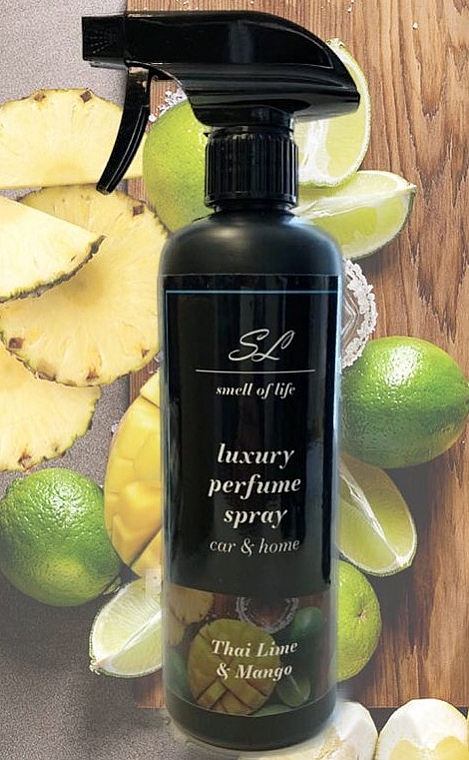 Aromatisches Spray für Zuhause und Auto - Smell of Life Thai Lime & Mango Perfume Spray Car & Home — Bild N2