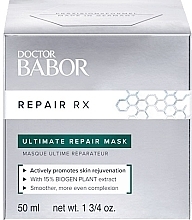 Regenerierende Gesichtsmaske  - Babor Doctor Babor Repair RX Ultimate Repair Mask — Bild N2