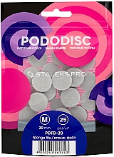 Düfte, Parfümerie und Kosmetik Ersatzschwamm für Pediküre-Disk Pododisk Größe M 20 mm - Staleks Pro