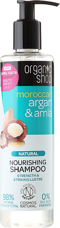 Nährendes Shampoo mit Arganöl & Amla - Organic Shop Argan & Amla Nourishing Shampoo
