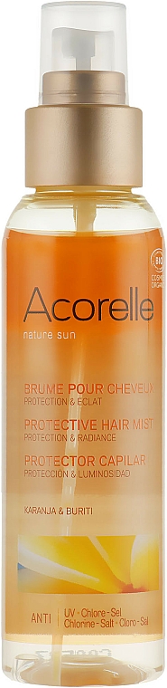 Schützendes Zwei-Phasen-Haarspray - Acorelle Nature Sun Protective Hair Mist — Bild N1