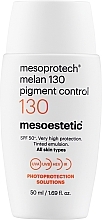 Düfte, Parfümerie und Kosmetik Getönter Sonnenschutz - Mesoestetic Mesoprotech Melan Pigment Control 130+ SPF50+