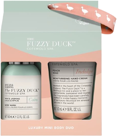 Set - Baylis & Harding The Fuzzy Duck Cotswold Spa Luxury Mood Boosting Duo Gift Set (sh/gel/100ml + h/cr/50ml) — Bild N1