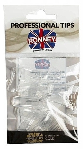 Nageltips Größe 5 transparent - Ronney Professional Tips — Bild N1