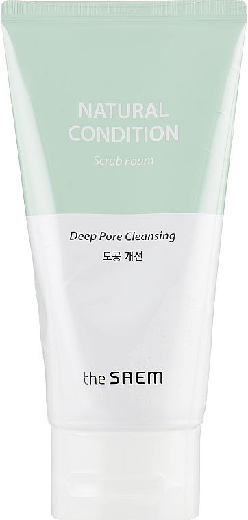 Porenreinigendes Gesichtsschaum-Peeling - The Saem Natural Condition Cleansing Scrub Deep Pore Cleansing — Bild N1