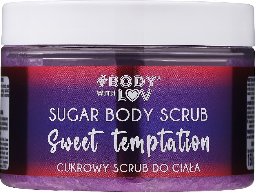 Körperpeeling aus Zucker - Body with Love Sweet Temptation Sugar Body Scrub — Bild N2