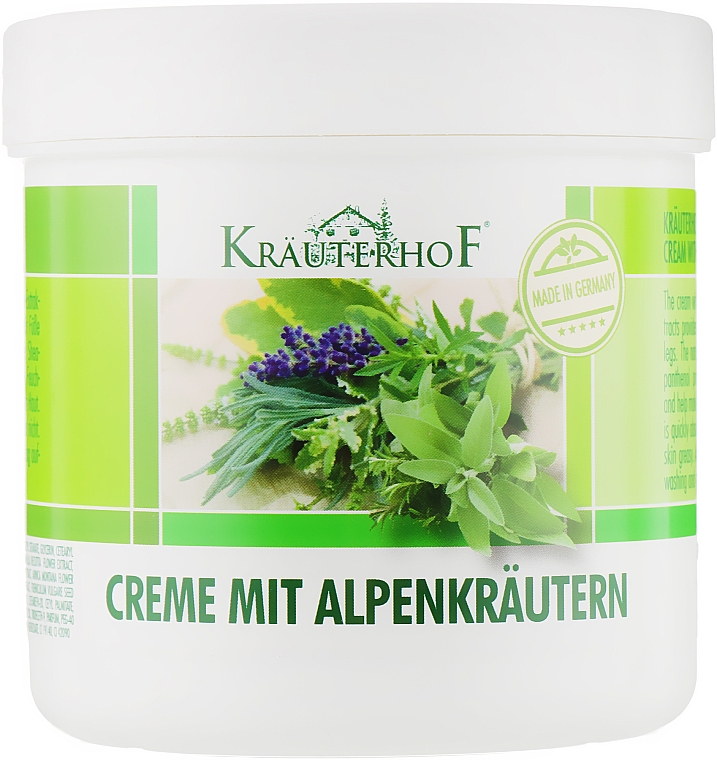 Fußcreme mit Alpenkräutern - Krauterhof Herbal Essence Massage Cream — Bild N1