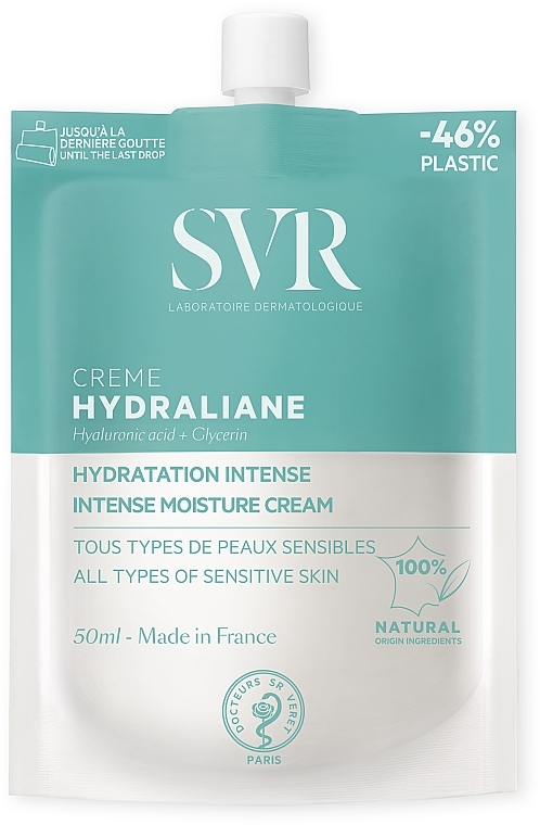 Feuchtigkeitsspendende Creme - SVR Hydraliane Moisturizing Cream (Doypack)  — Bild N1