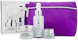 Düfte, Parfümerie und Kosmetik Gesichtspflegeset - Clinique Repair Lift (Gesichtsserum 30ml + Gesichtscreme 15ml + Augencreme 5ml + Kosmetiktasche)