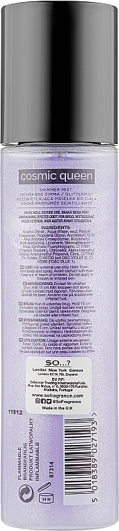 Schimmerndes Körperspray - So…? Glow by So Shimmer Mist Cosmic Queen — Bild N3