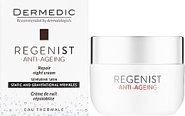 Revitalisierende glättende Nachtcreme - Dermedic Regenist Anti-Ageing Firming Night Cream — Bild N2