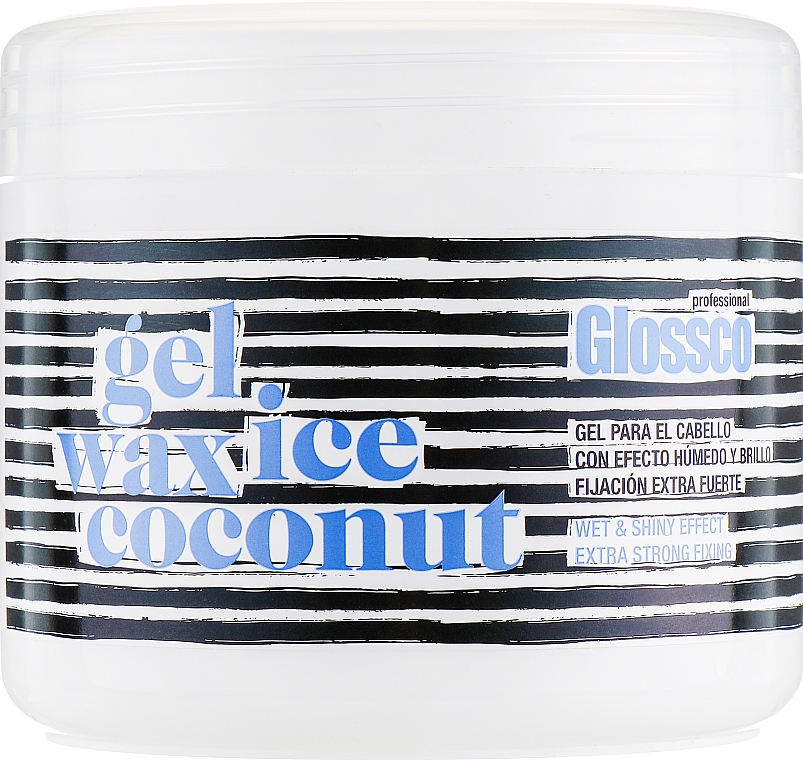 Gelwachs mit Kokosnuss extra starker Halt - Glossco Gel Wax Ice Coconut — Bild N3