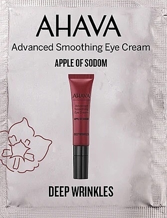 GESCHENK! Augencreme - Ahava Apple Of Sodom Advanced Smoothing Eye Cream (Probe)  — Bild N1