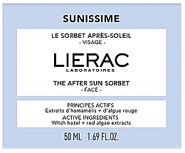 After-Sun Creme-Gel für das Gesicht - Lierac Sunissime The After Sun Sorbet — Bild N2