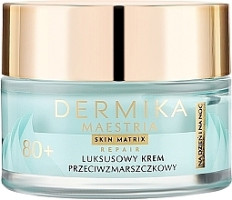 Düfte, Parfümerie und Kosmetik Luxuriöse Anti-Falten-Creme für Tag und Nacht für reife Haut 80+ - Dermika Maestria Skin Matrix