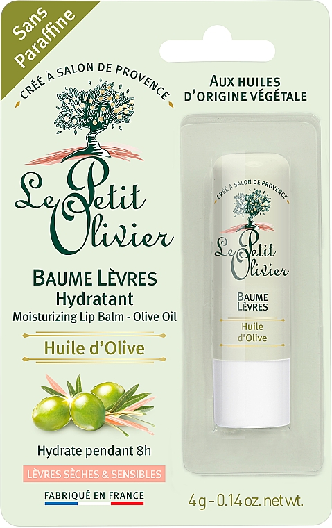 Ultra feuchtigkeitsspendender Lippenbalsam - Le Petit Olivier Body care range with olive oil