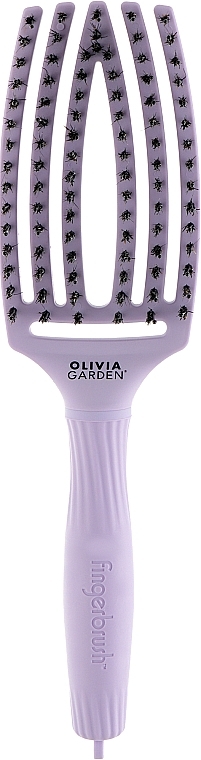 Haarbürste lila - Olivia Garden Fingerbrush Bloom Lavender — Bild N1