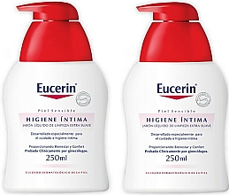 Düfte, Parfümerie und Kosmetik Set - Eucerin Intimate Hygiene Wash Protection Fluid Set (Intimpflegefluid 2x250ml)