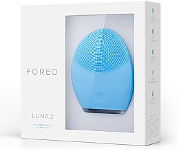 2in1 Kompaktes Anti-Aging Massagegerät und reinigende Gesichtsbürste für Mischhaut - Foreo Luna 2 Combination Skin — Bild N3