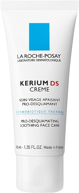 Beruhigende und feuchtigkeitsspendende Gesichtscreme für trockene und atopische Haut - La Roche-Posay Kerium DS Pro-Desquamating Soothing Face Care