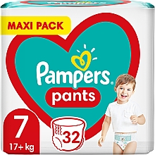 Windelhöschen Pants Größe 7 (17 + kg) 32 St. - Pampers — Bild N2