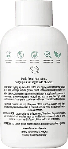 Trockenshampoo für das Haar - Clean Reserve Tapioca Dry Shampoo — Bild N2