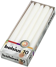 Tafelkerze konisch weiß 10 St. - Bolsius Candle — Bild N1