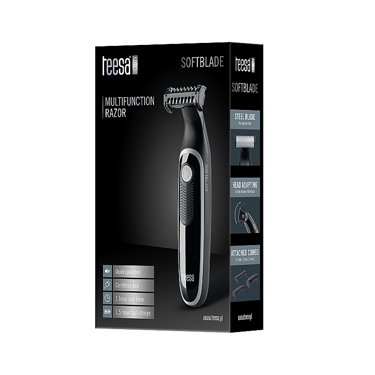 Rasiergerät schwarz - Teesa Softblade Multifunctional Razor  — Bild N5