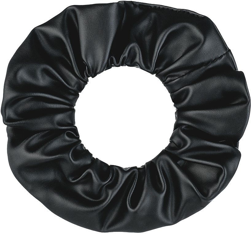 Haargummi Faux Leather Classic schwarz - MAKEUP Hair Accessories — Bild N2