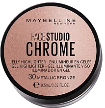 Düfte, Parfümerie und Kosmetik Gel Highlighter - Maybelline Face Studio Chrome Jelly Highlighter