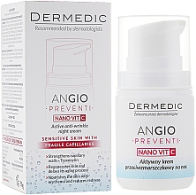 Düfte, Parfümerie und Kosmetik Aktive Nachtcreme gegen Falten - Dermedic Angio Preventi Active Anti-Wrinkle Night