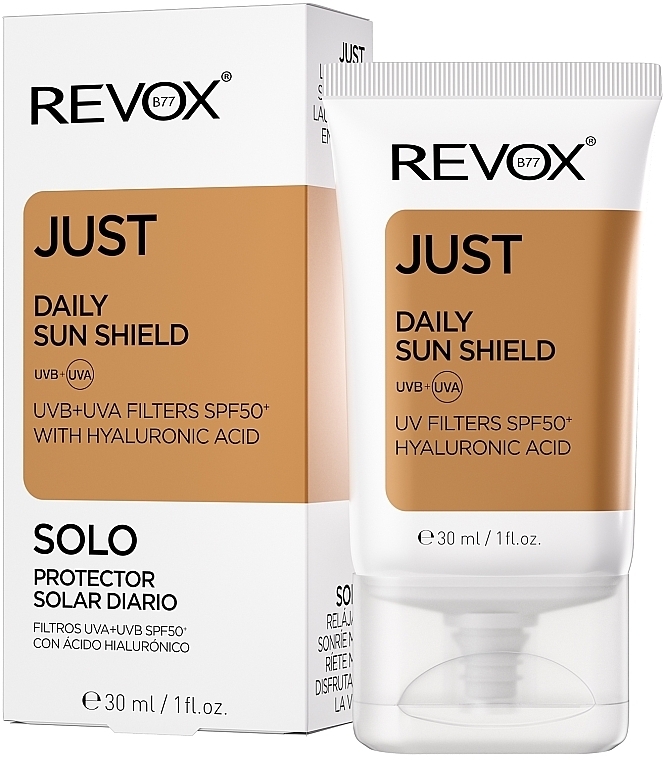 Sonnenschutzcreme für das Gesicht SPF 50+ - Revox Just Daily Sun Shield UVB + UVA Filters SPF 50 + — Bild N2