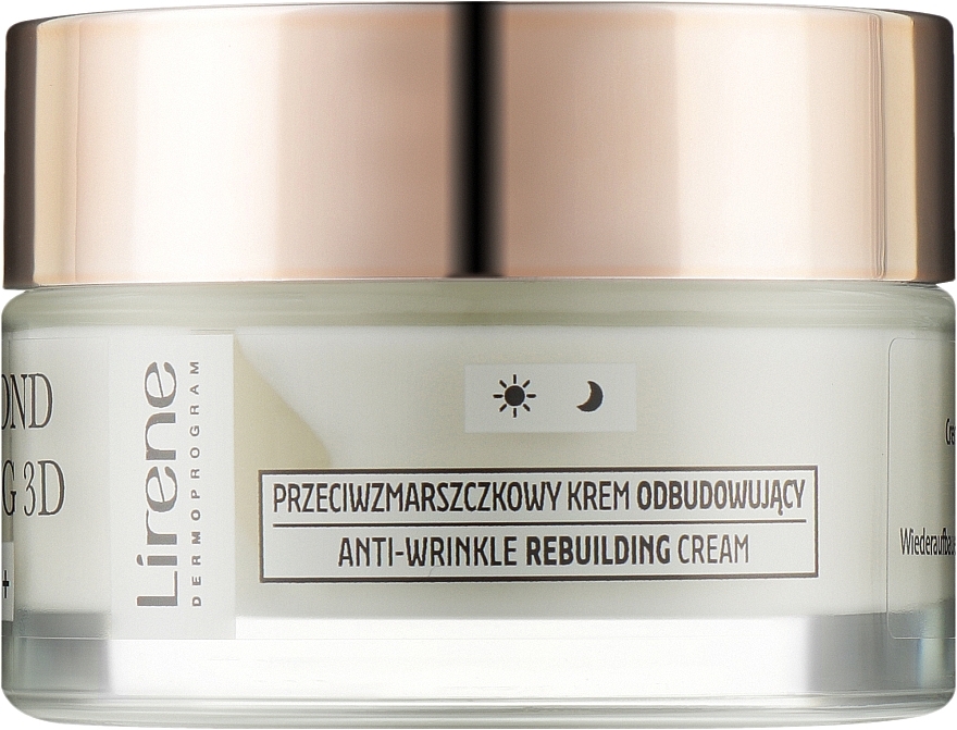 Revitalisierende Gesichtscreme 70+ - Lirene Diamond lifting 3D Cream — Bild N1