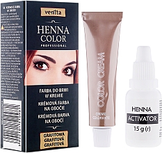 Düfte, Parfümerie und Kosmetik Cremefarbe für Augenbrauen - Venita Henna Color