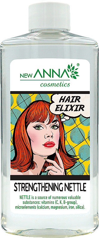 Stärkendes Haarelixier mit Brennnessel - New Anna Cosmetics Hair Elixir Strengthening Nettle — Bild N1