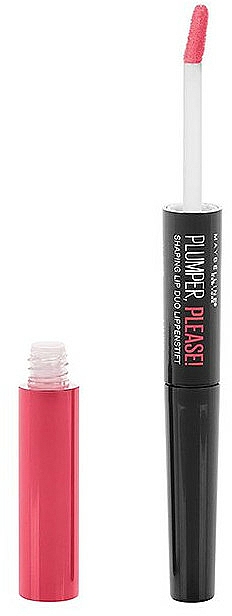 2in1 Lipgloss - Maybelline Lip Plumper Please Shaping Lip Duo — Bild N3
