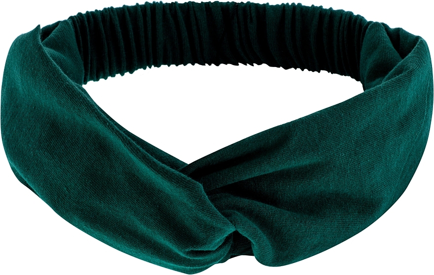 Haarband Knit Twist smaragdgrün - MAKEUP Hair Accessories — Foto N1