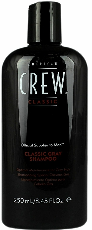 Farbneutralisierendes Shampoo für graues Haar - American Crew Classic Gray Shampoo
