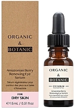 Düfte, Parfümerie und Kosmetik Augenserum - Organic & Botanic Amazonian Berry Renewing Eye Serum