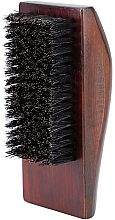 Bartbürste mit natürlichem Wildschweinhaar rechteckig - Lussoni Men Natural Baerd Brush — Bild N2