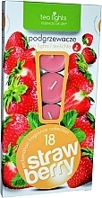 Düfte, Parfümerie und Kosmetik Teelichter Erdbeere 18 St. - Admit Tea Light Essences Of Life Candles Strawberry