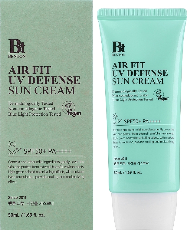 Sonnenschutzcreme - Benton Air Fit UV Defense Sun Cream SPF50+/PA++++ — Bild N2