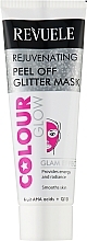 Düfte, Parfümerie und Kosmetik Verjüngende Peel-Off Gesichtsmaske mit Q10 - Revuele Color Glow Glitter Mask Pell-Off Rejuvenating