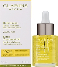 Gesichtsöl für Mischhaut - Clarins Lotus Face Treatment Oil — Bild N2
