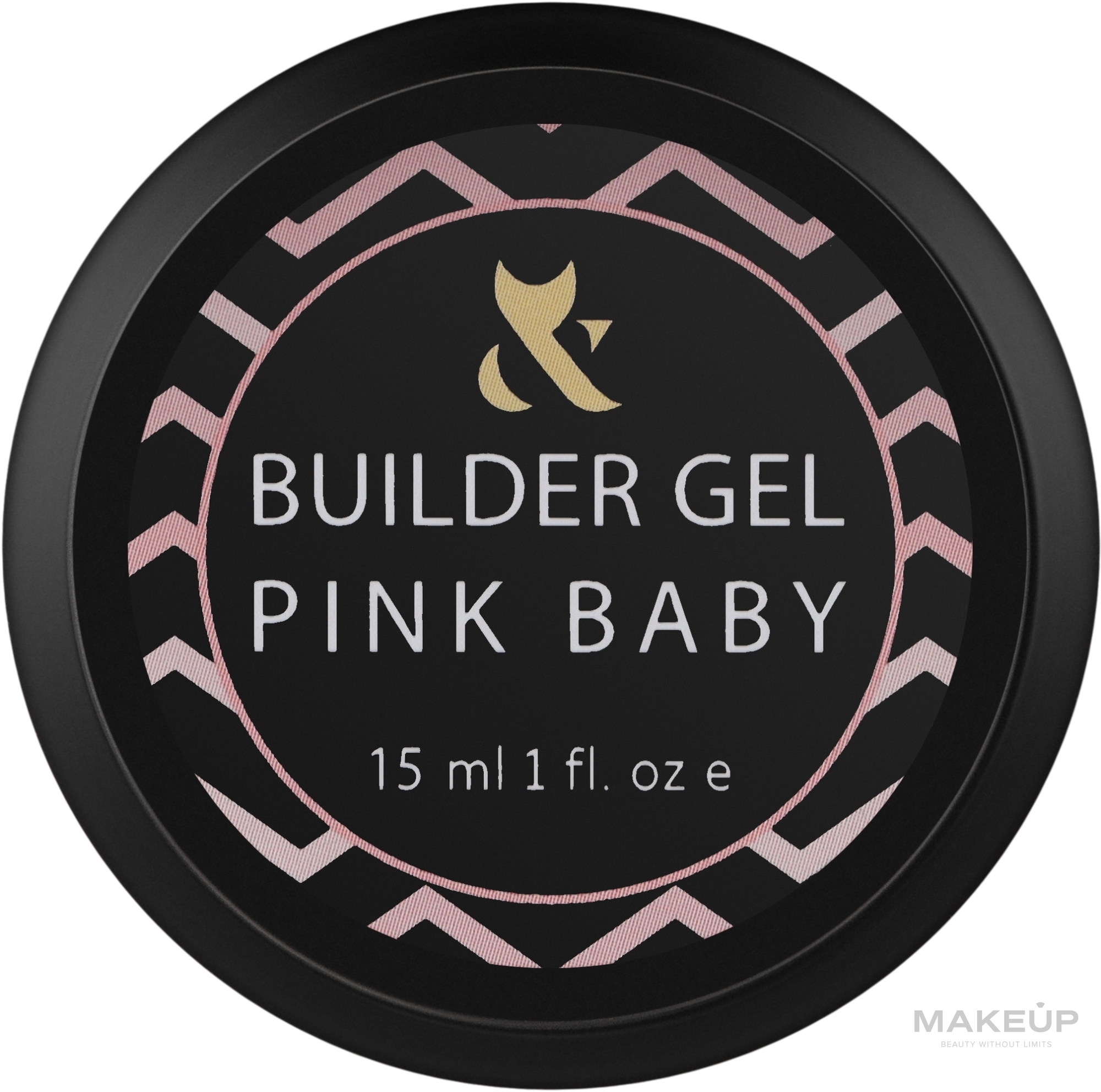 Aufbau-Nagelgel rosa - F.O.X Builder Gel Pink Baby — Bild 15 ml