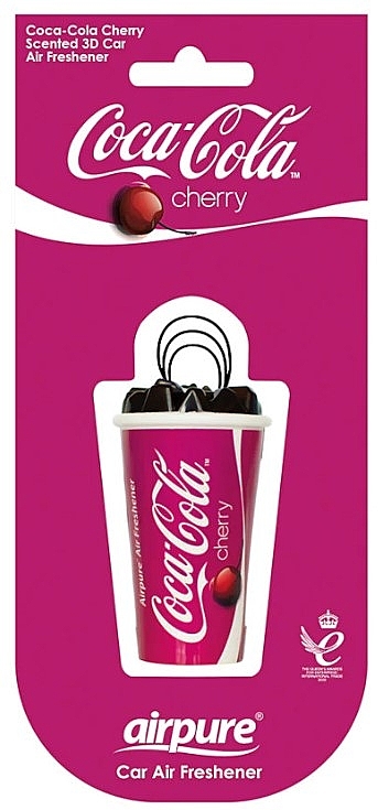 Auto-Lufterfrischer Coca-Cola Cherry - Airpure Car Air Freshener Coca-Cola 3D Cherry  — Bild N2