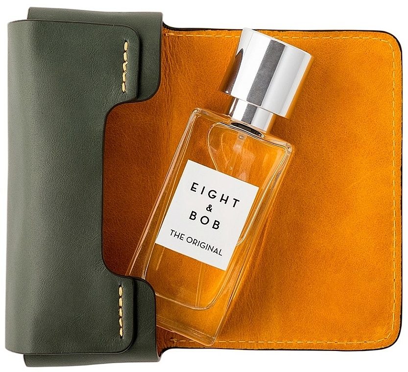 Parfum-Etui grün - Eight & Bob Forest Green Leather Case Set — Bild N2